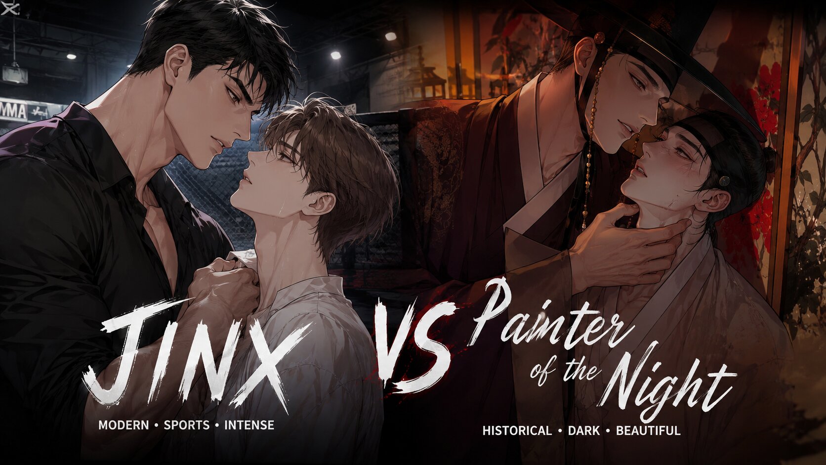 Jinx manhwa vs Painter of the Night